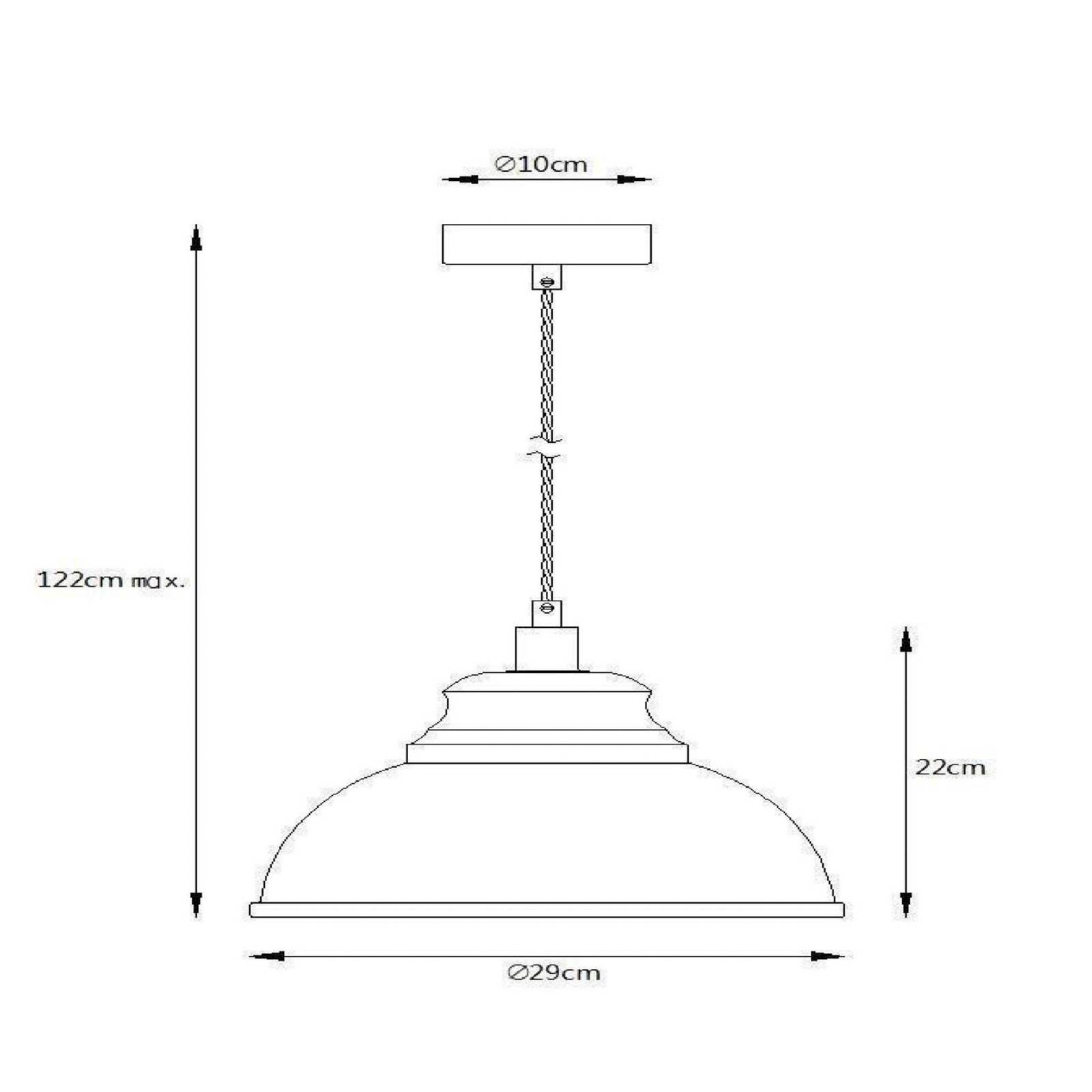 Image of Lucide Suspension en métal Isla en gris 5411212342232