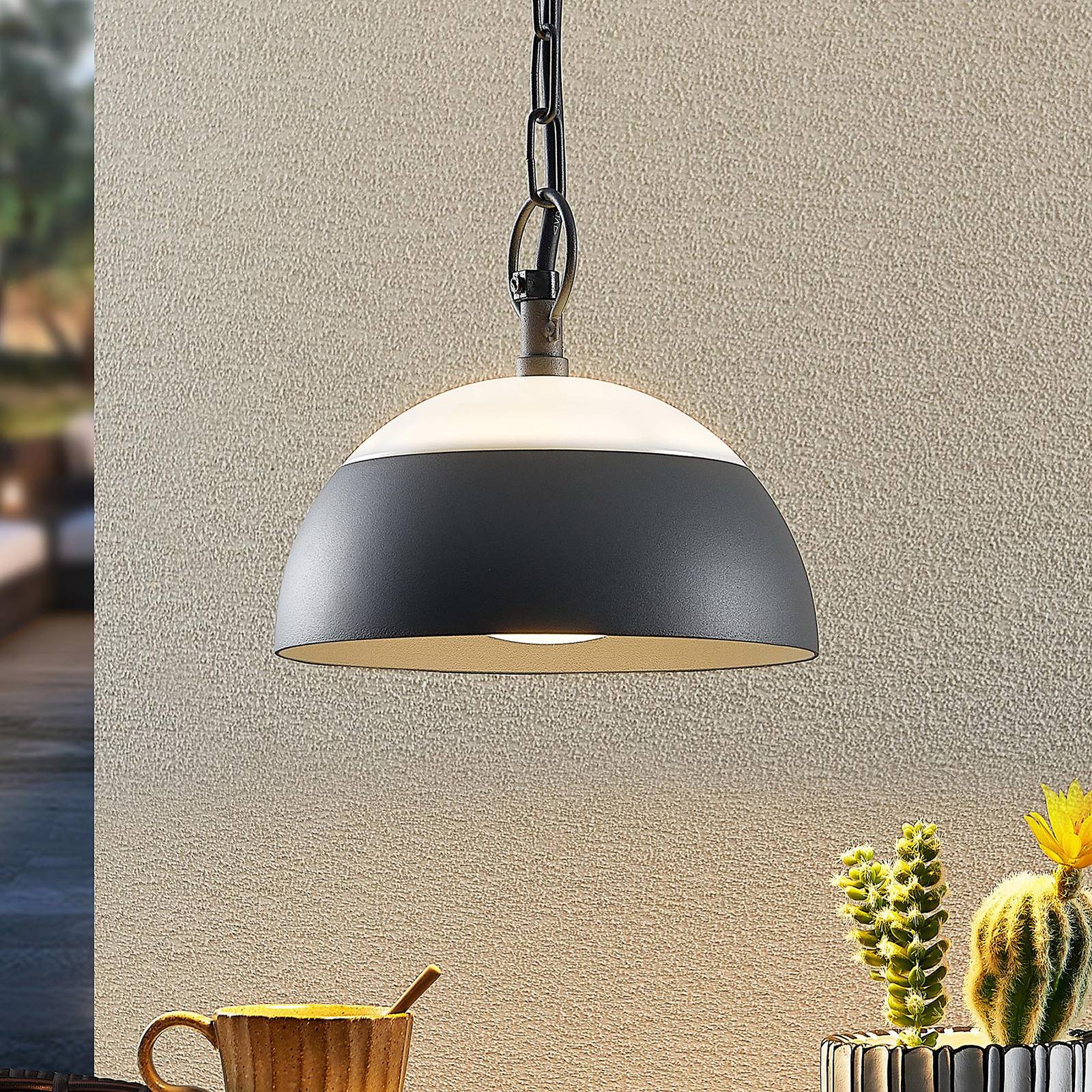 Lindby Bexley lampa wisząca zewnętrzna LED