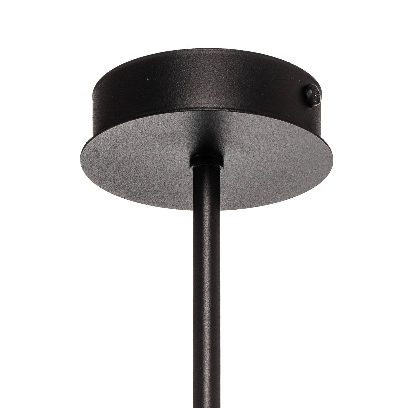 Lampa sufitowa Lotus, czarna/złota, 6-pkt.