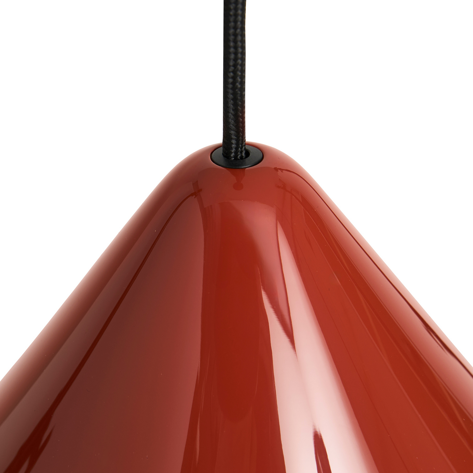 Závěsné světlo Compass, červené, Ø 26 cm, GX53 – HAY