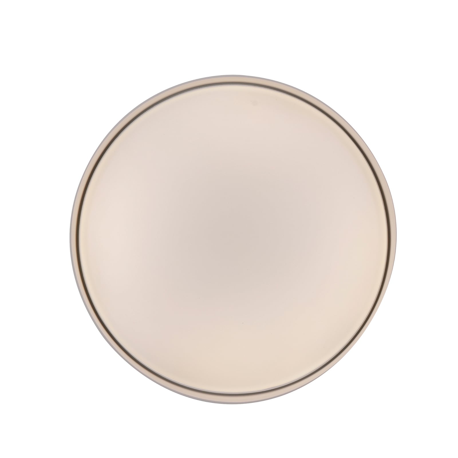 LED lubinis šviestuvas „TAVOLI“, smėlio spalvos, Ø 39 cm, metalas, CCT,