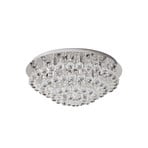 Lindby Deckenleuchte Antonino, Ø 55 cm, 8-flg., Kristall, G9