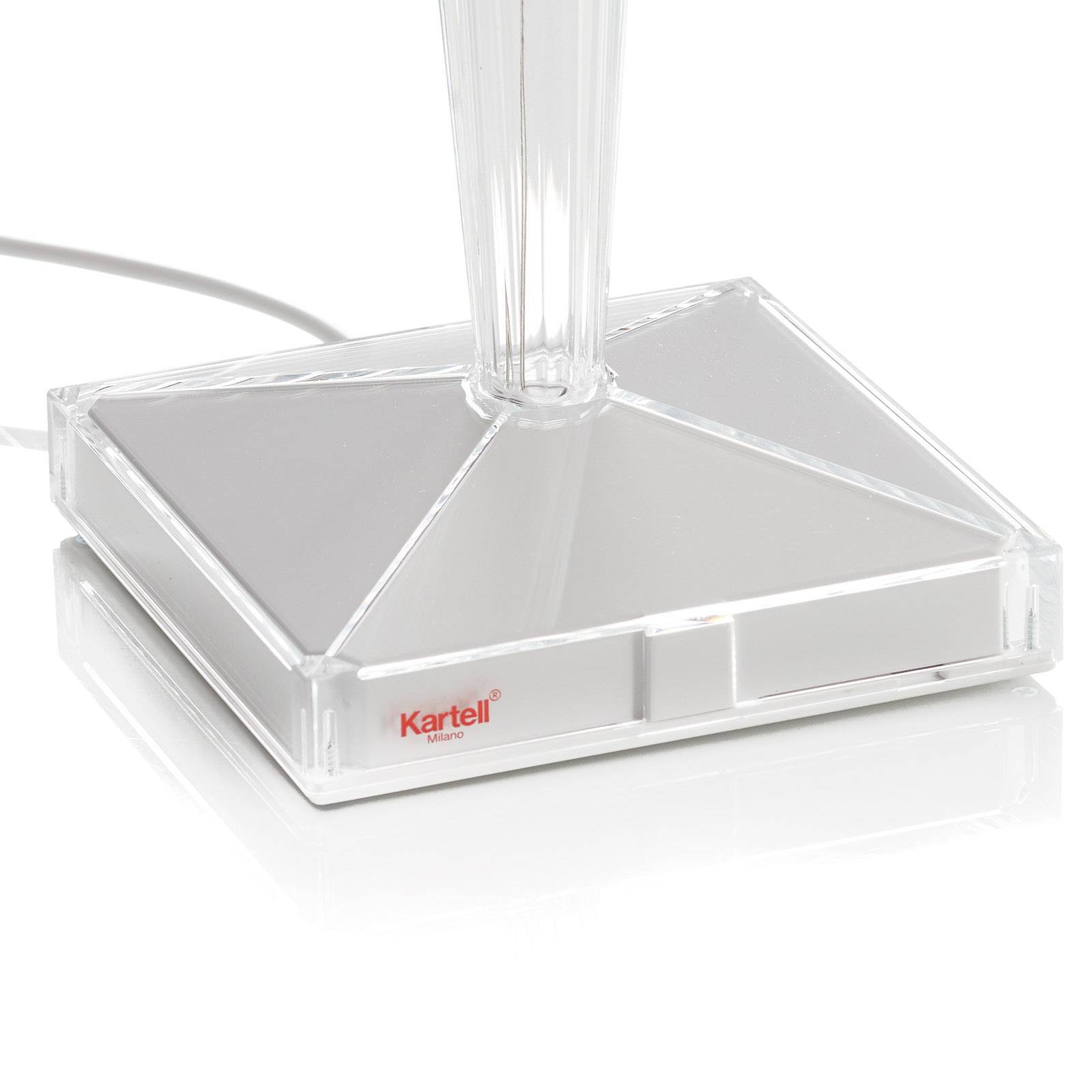 Kartell Big Battery - Lampa stołowa IP20, przezroczysta