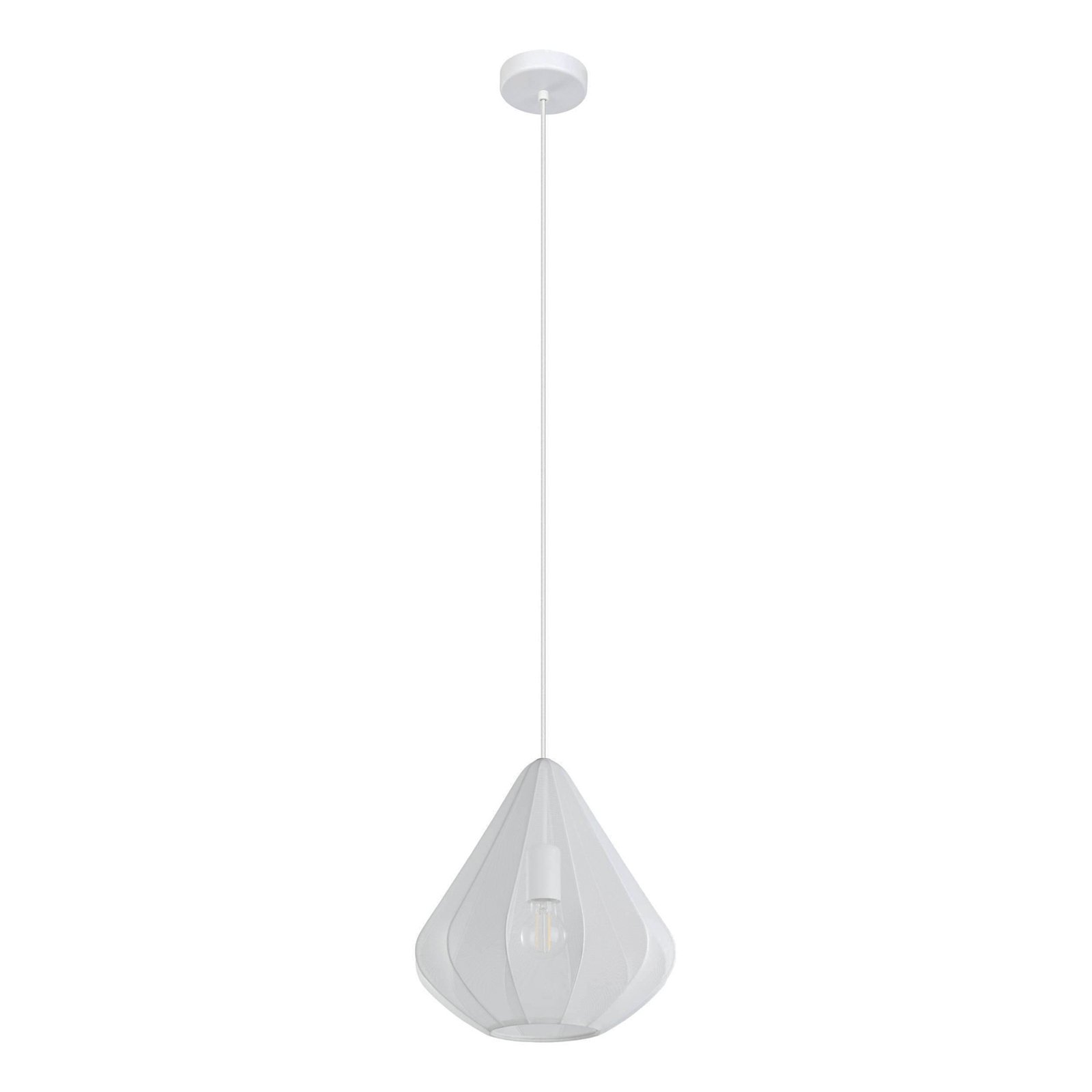 Висяща лампа Dolwen, бяла, Ø 33,5 cm