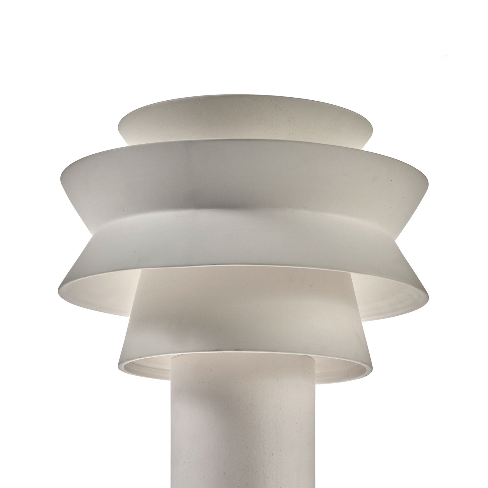 02 L WHITE LEO bordlampe, hvit, høyde 55 cm, E27 – Serax
