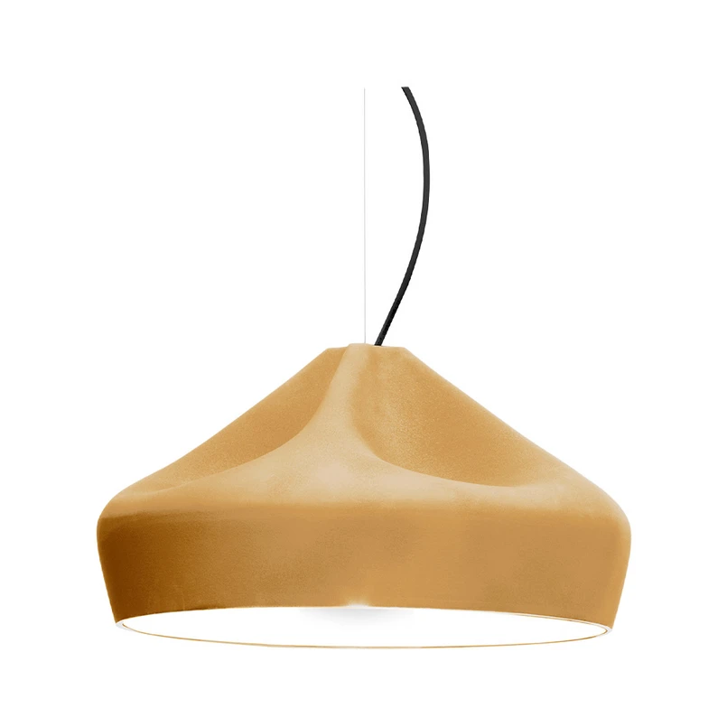 MARSET – Pleat Box 47 LED Pendelleuchte Ocher/Weiß