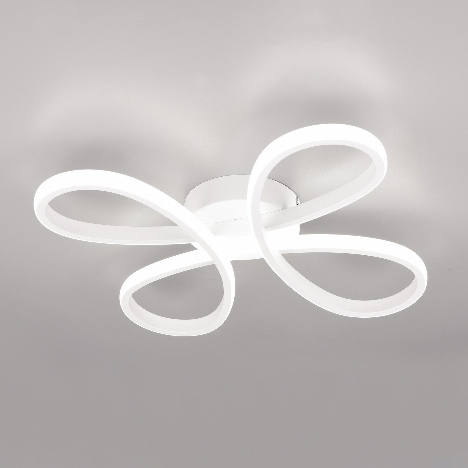Plafonieră Fly LED alb mat 4.000 K 40 cm x 40 cm