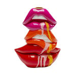 KARE Kerzenständer Lips, Höhe 20 cm, Polyresin, rot