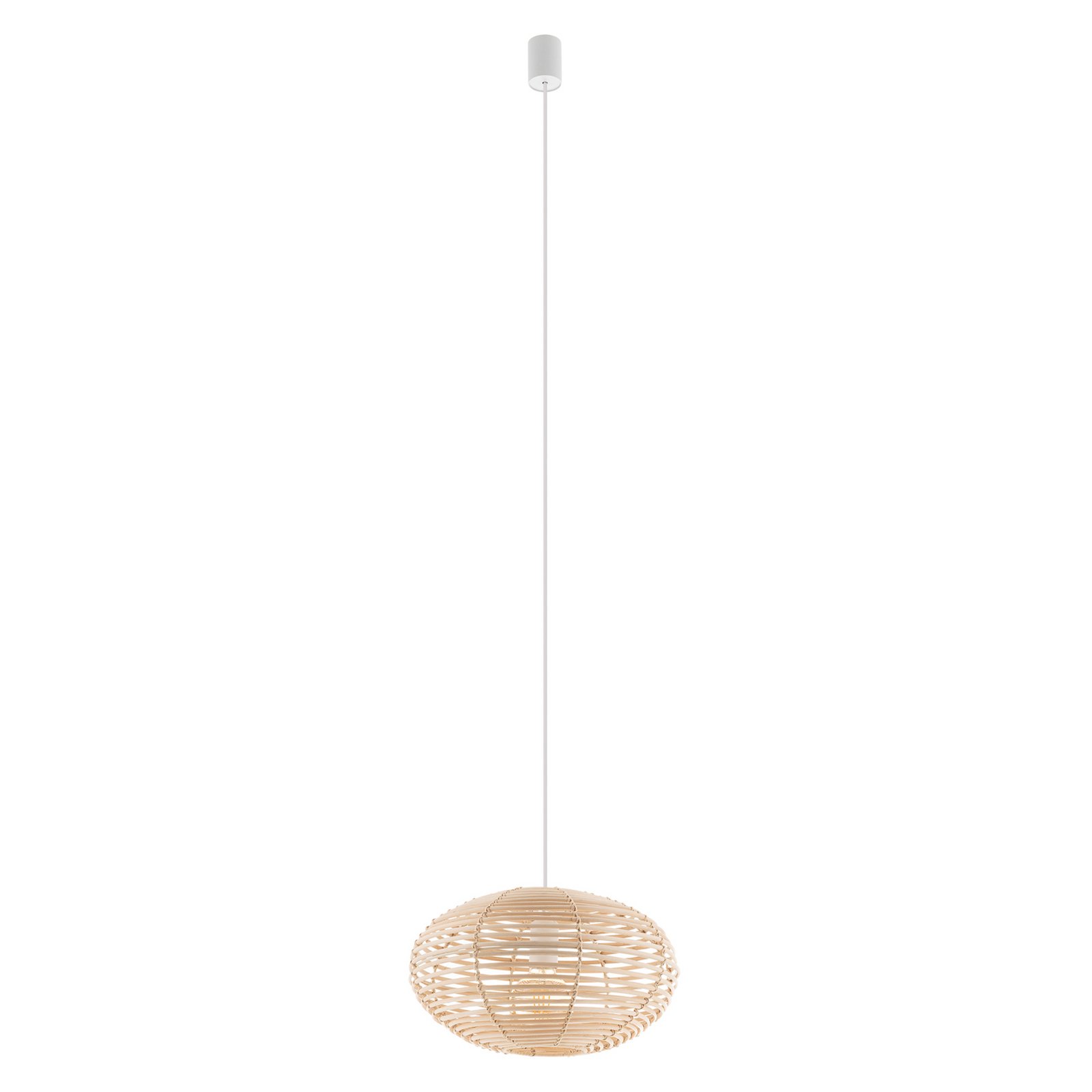 Hängeleuchte RATTAN, Ø 40 cm, naturbraun, Rattan, E27