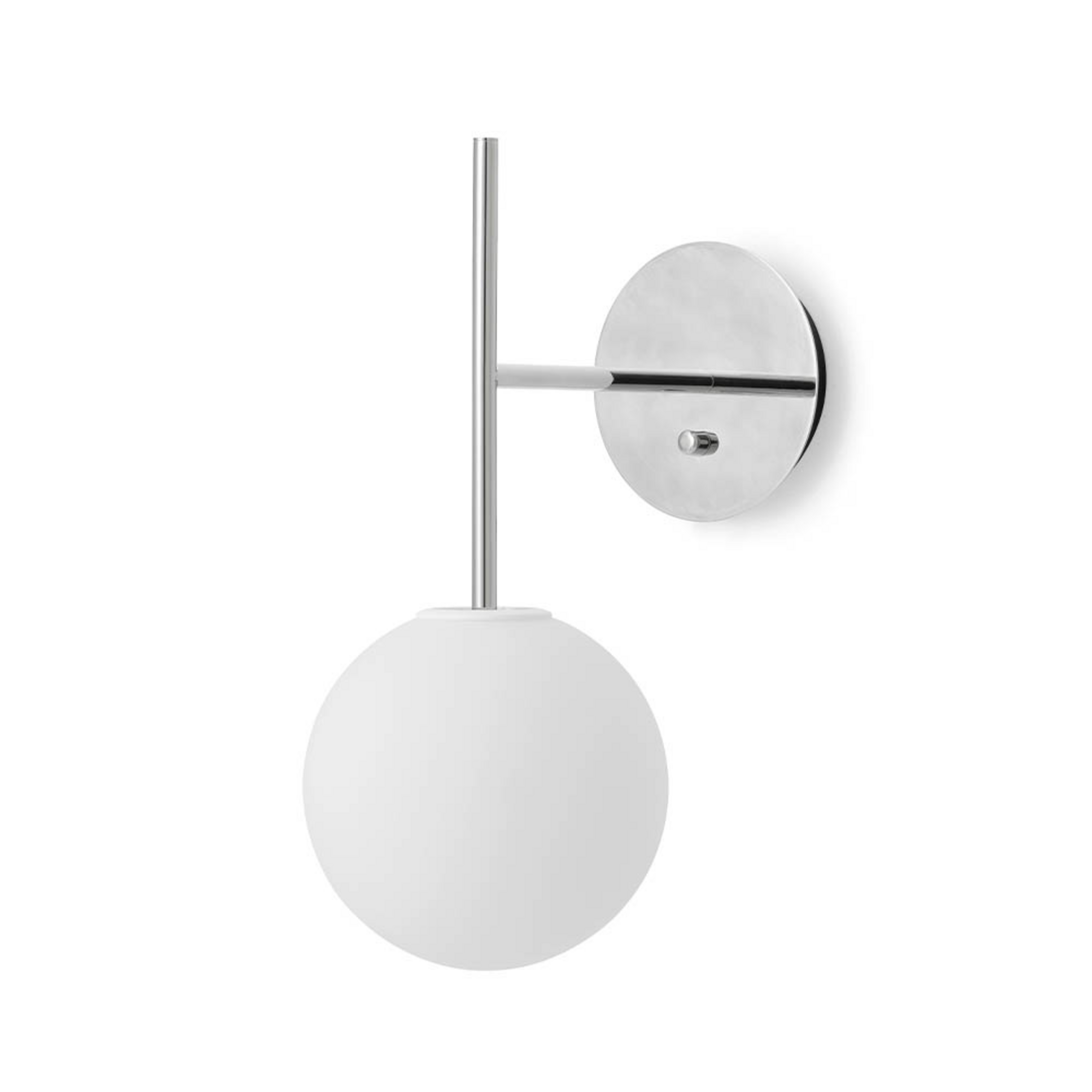 TR Bulb Suspended Aplică de Perete Polished Steel - Audo Copenhagen