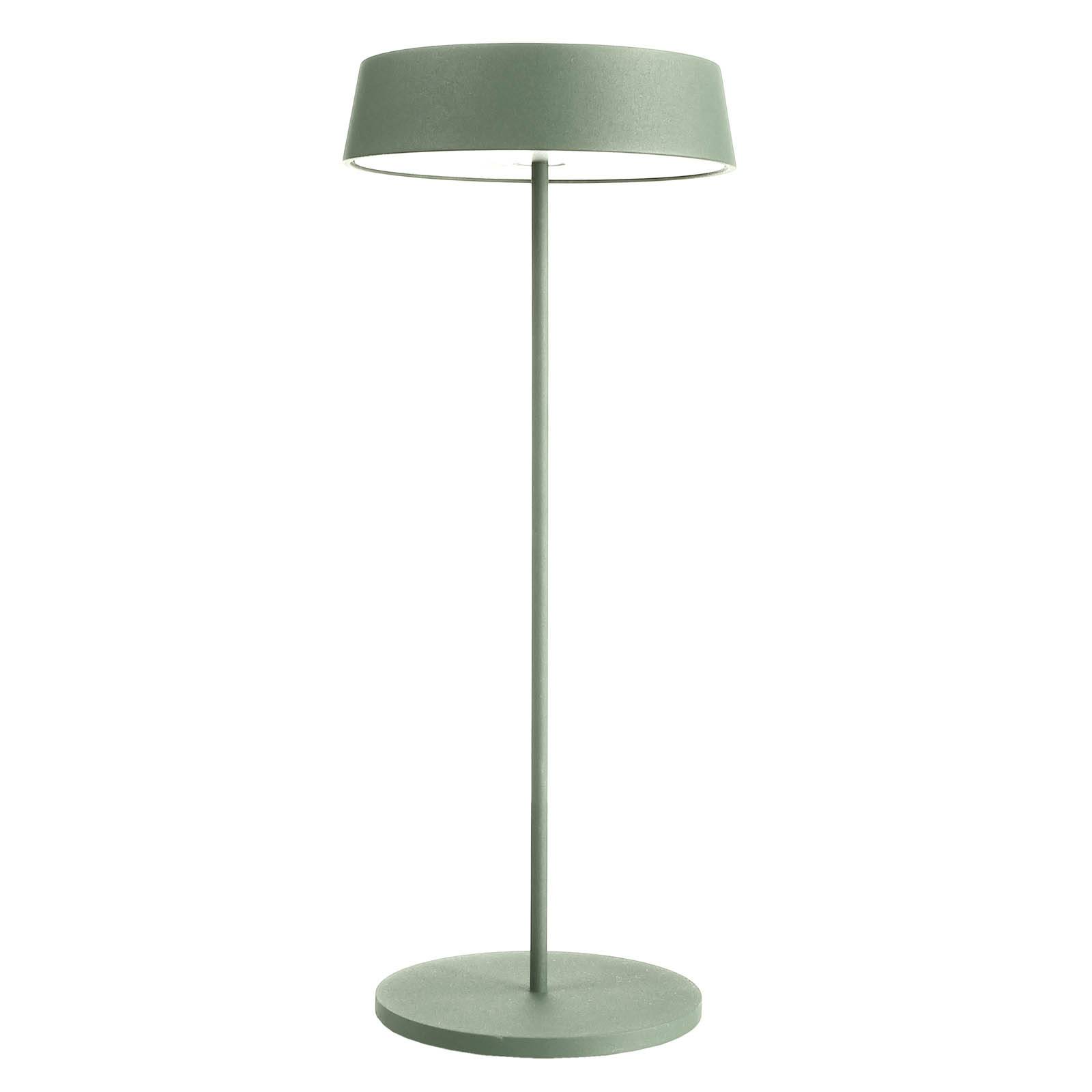 Deko-Light LED stolní lampa Miram s baterií stmívací zelená