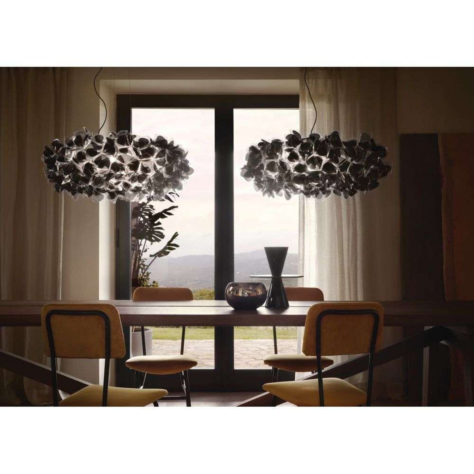 Clizia Pendant Mama Non Mama Large Black/Transparent - Slamp