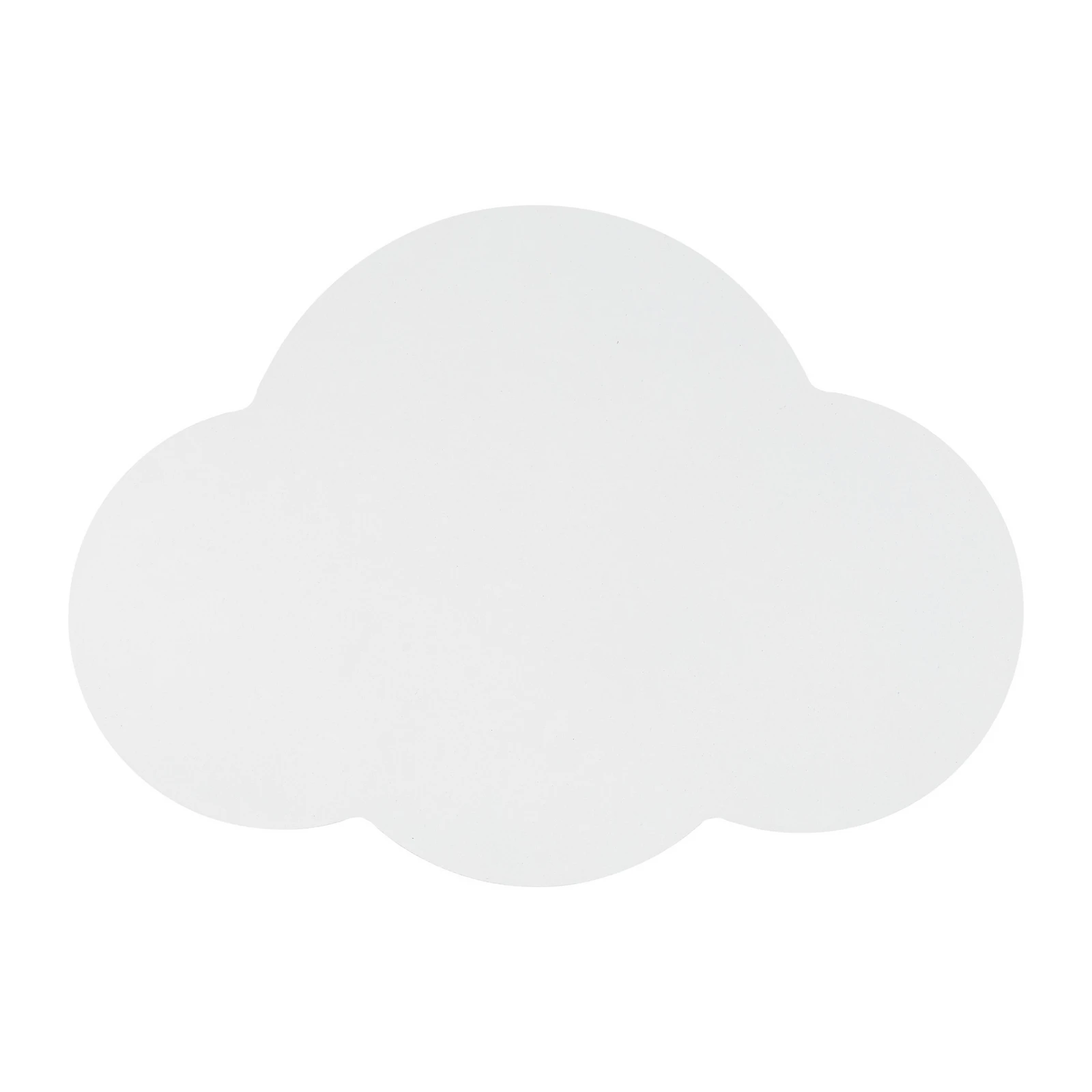 Aplique de pared Cloud, blanco, acero, luz indirecta, 38 x 27 cm