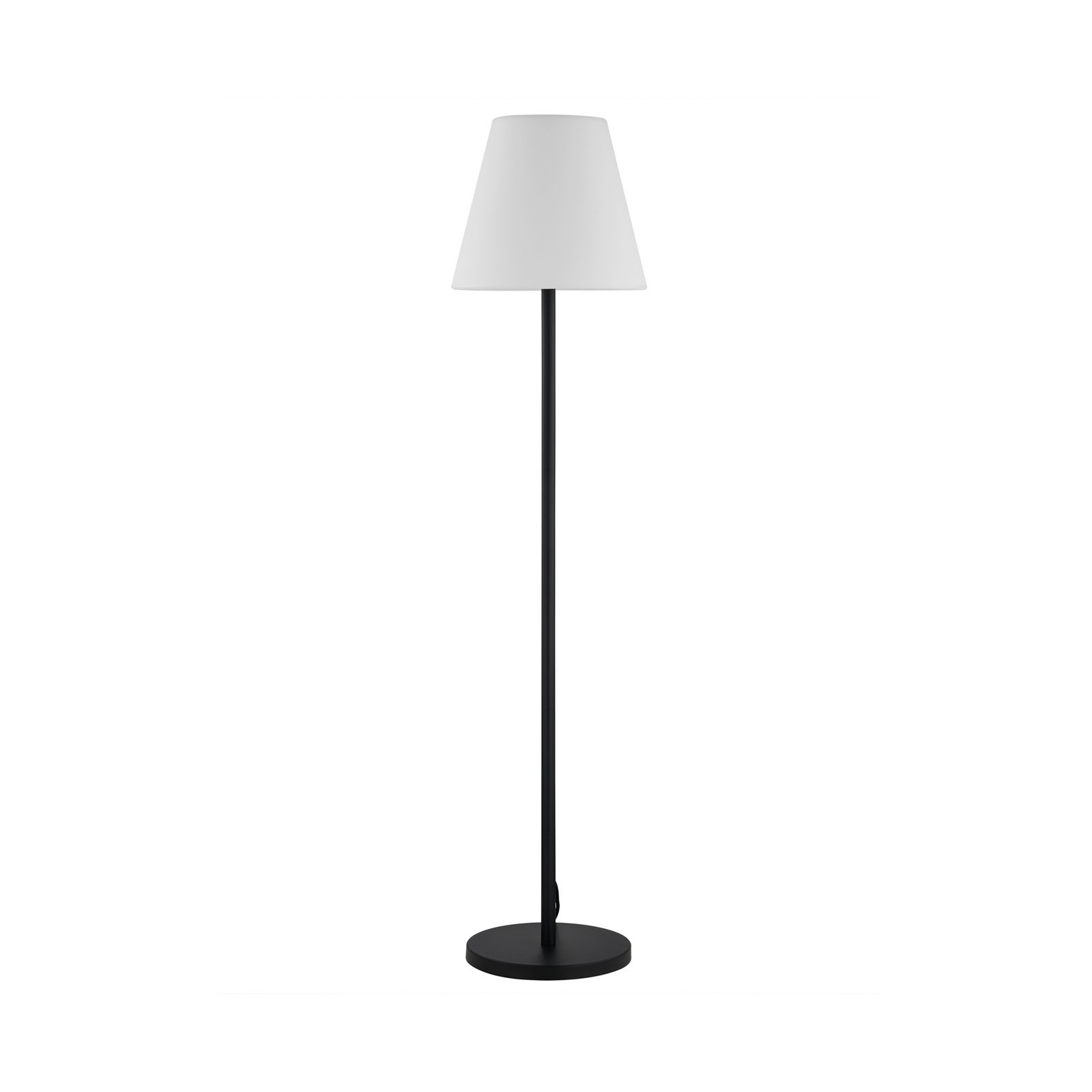Lucande Terrassenleuchte Jaimy, schwarz, Aluminium, 150 cm