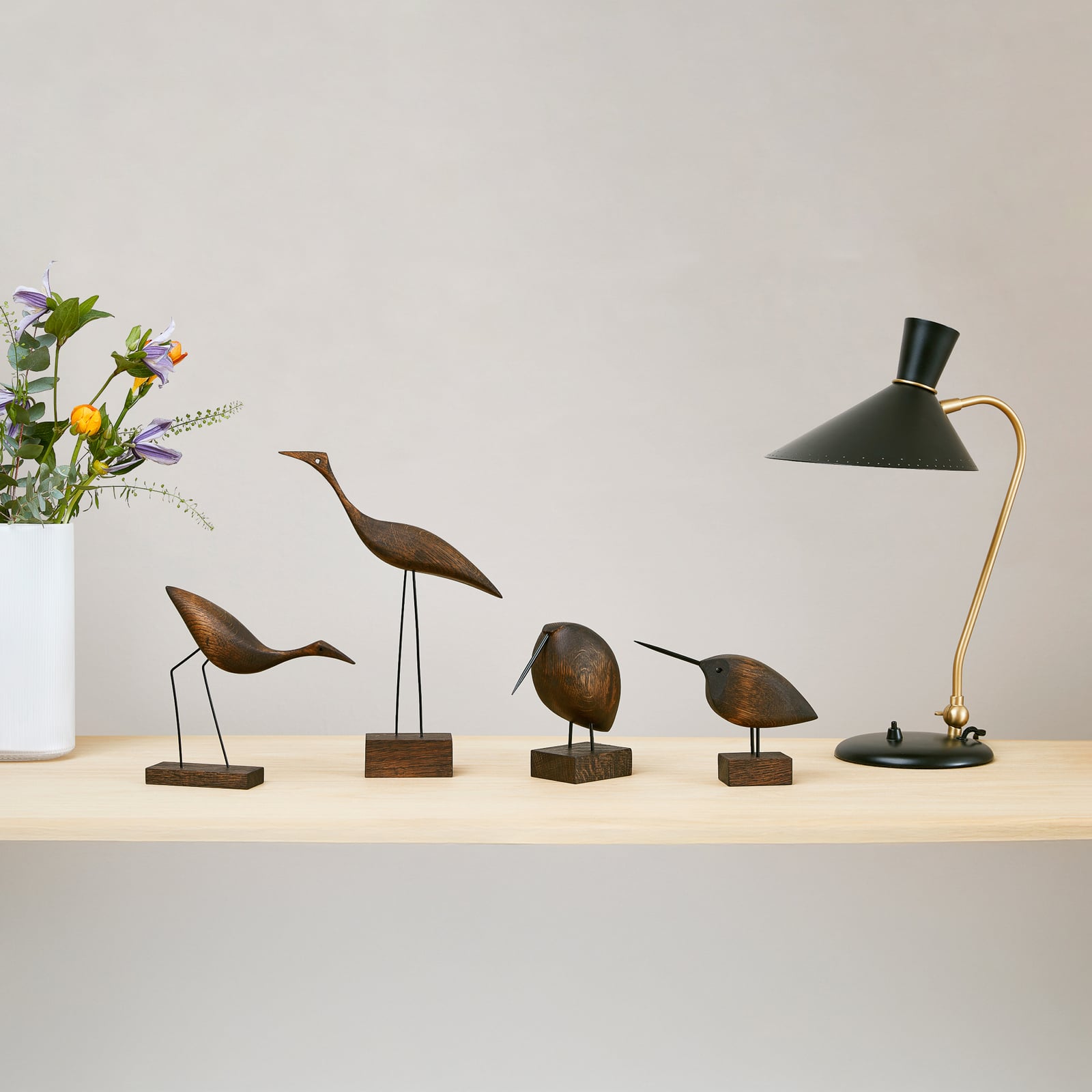 Beak Bird Lazy Snipe Smoked Oak - Warm Nordic Beak Bird Lazy Snipe Smoked Oak - Warm Nordic