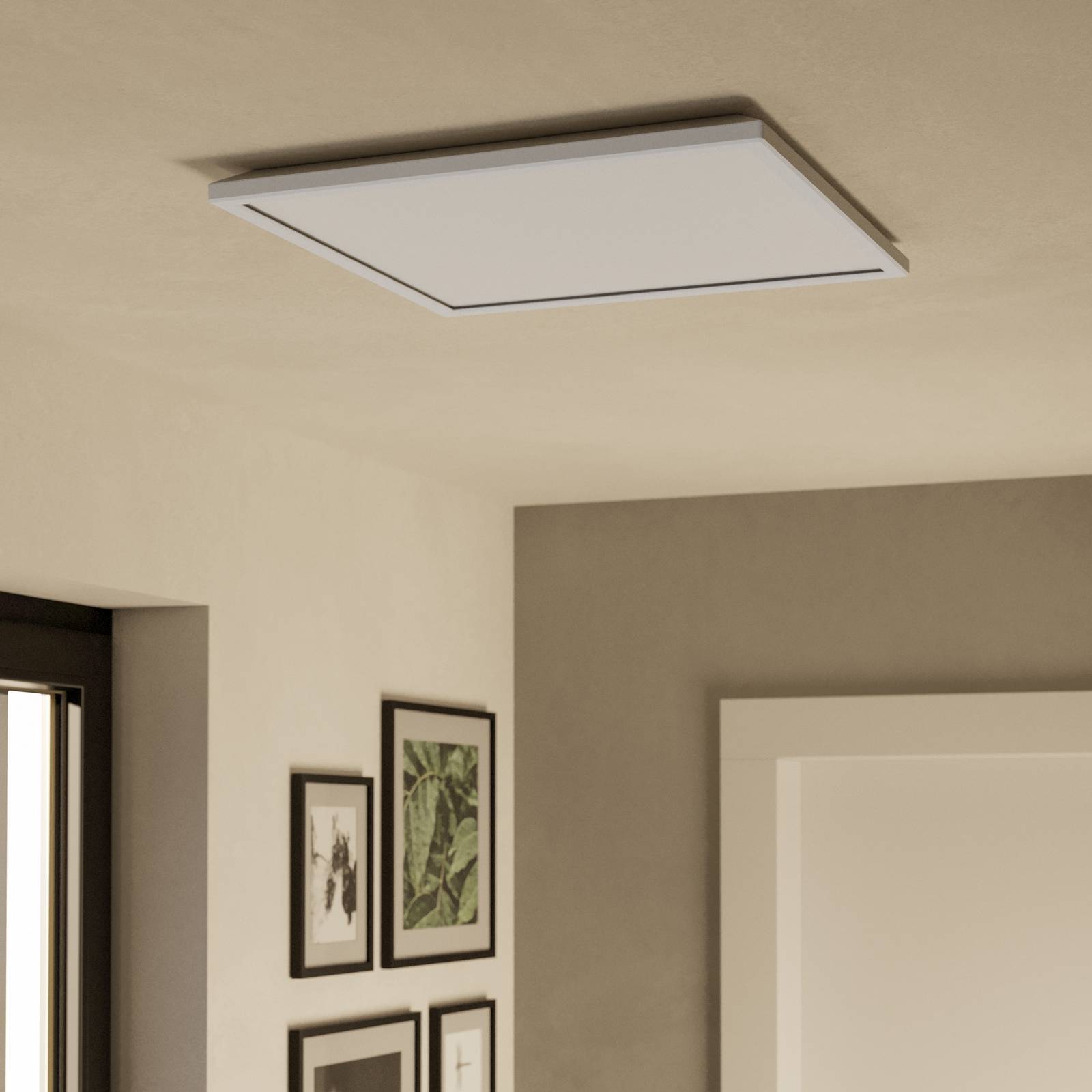  Eglo Connect Eglo Connect Led-deckenlampe Rovito-z, Weiß, 50 X 50 Cm 