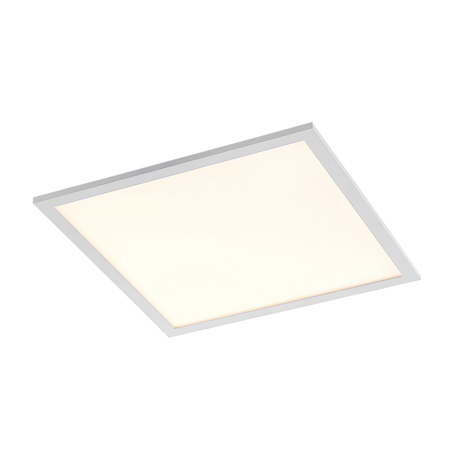 Lindby LED panel Quais, 40 x 40 cm, bijela, aluminij, 4.000K
