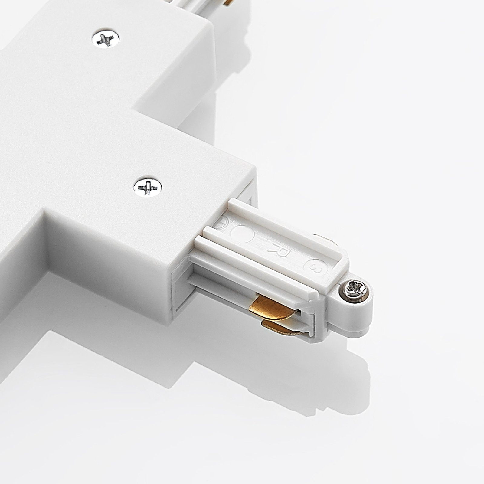 Lindby X-connector Linaro, wit, 1-fasensysteem