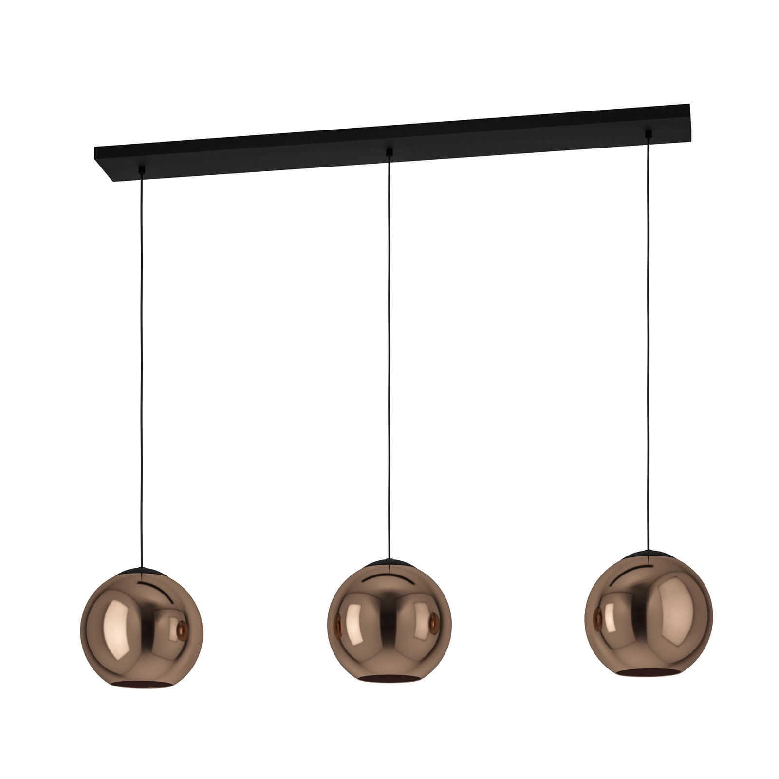 Cordoba Hängelampe 3-flg. lang kupfer - EGLO Stars Of Light