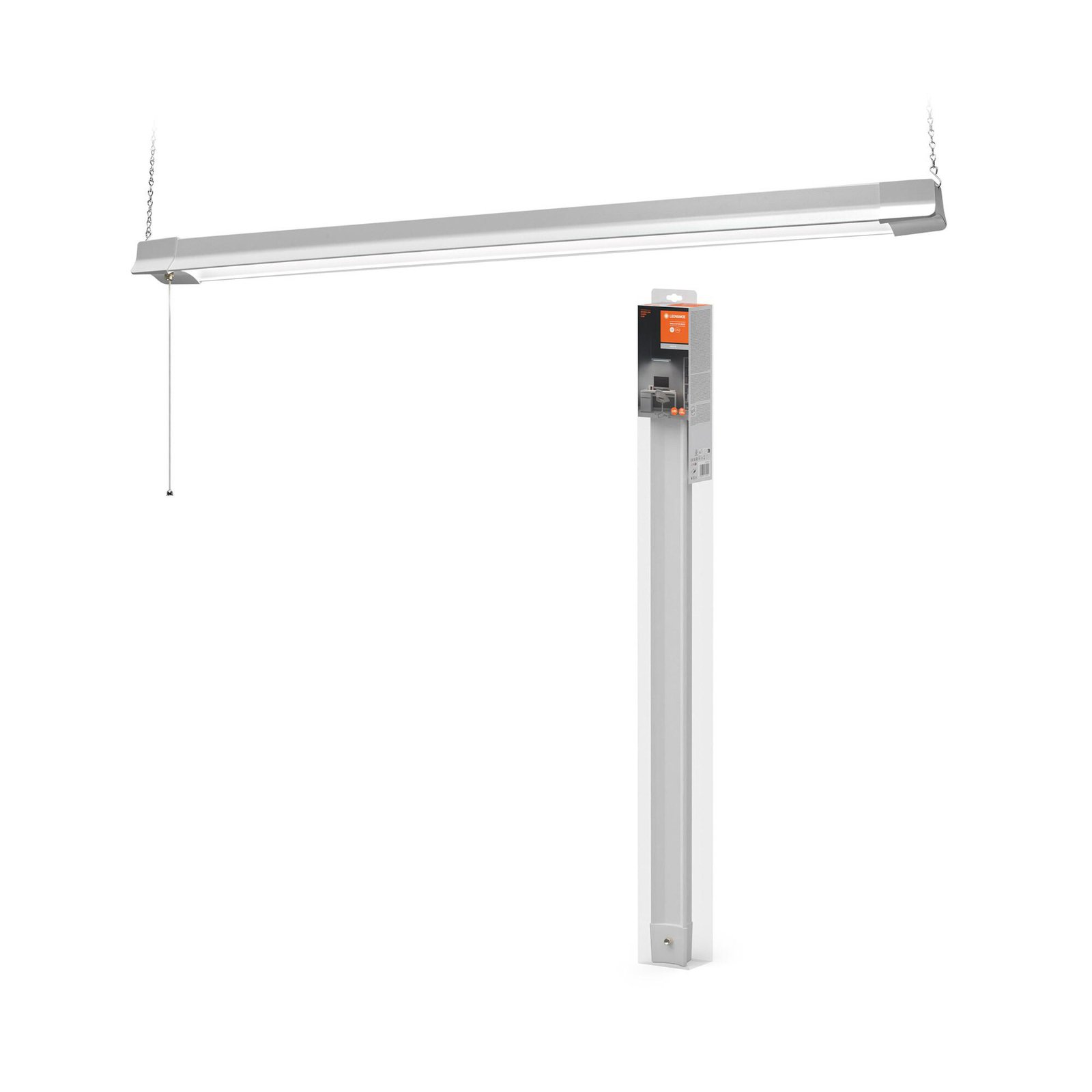 LEDVANCE Suspension LED Office Line 840 longueur 112 cm, blanc