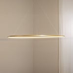 LED-Hängelampe Saturno, Ø 120 cm, goldfarben, 1-fl., 4.000 K