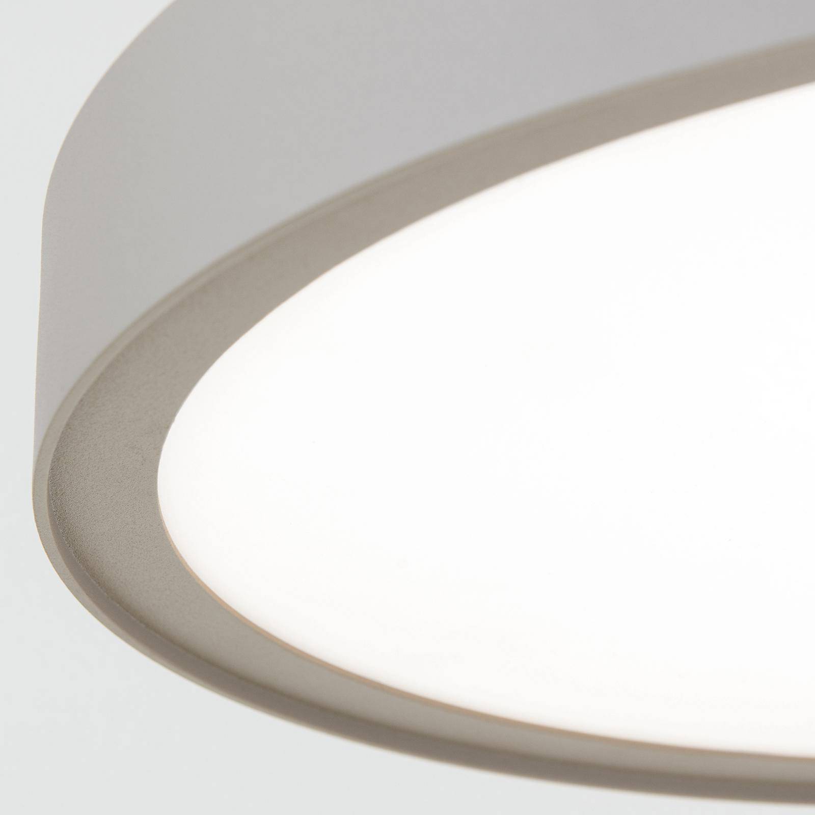 Żyrandol LED Teide, khaki, 1-punktowa, metal, 2700 K