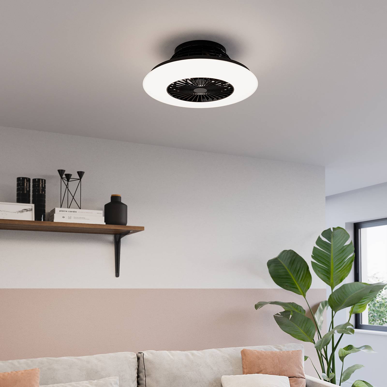 E-shop Starluna Fjardo stropný LED ventilátor osvetlením