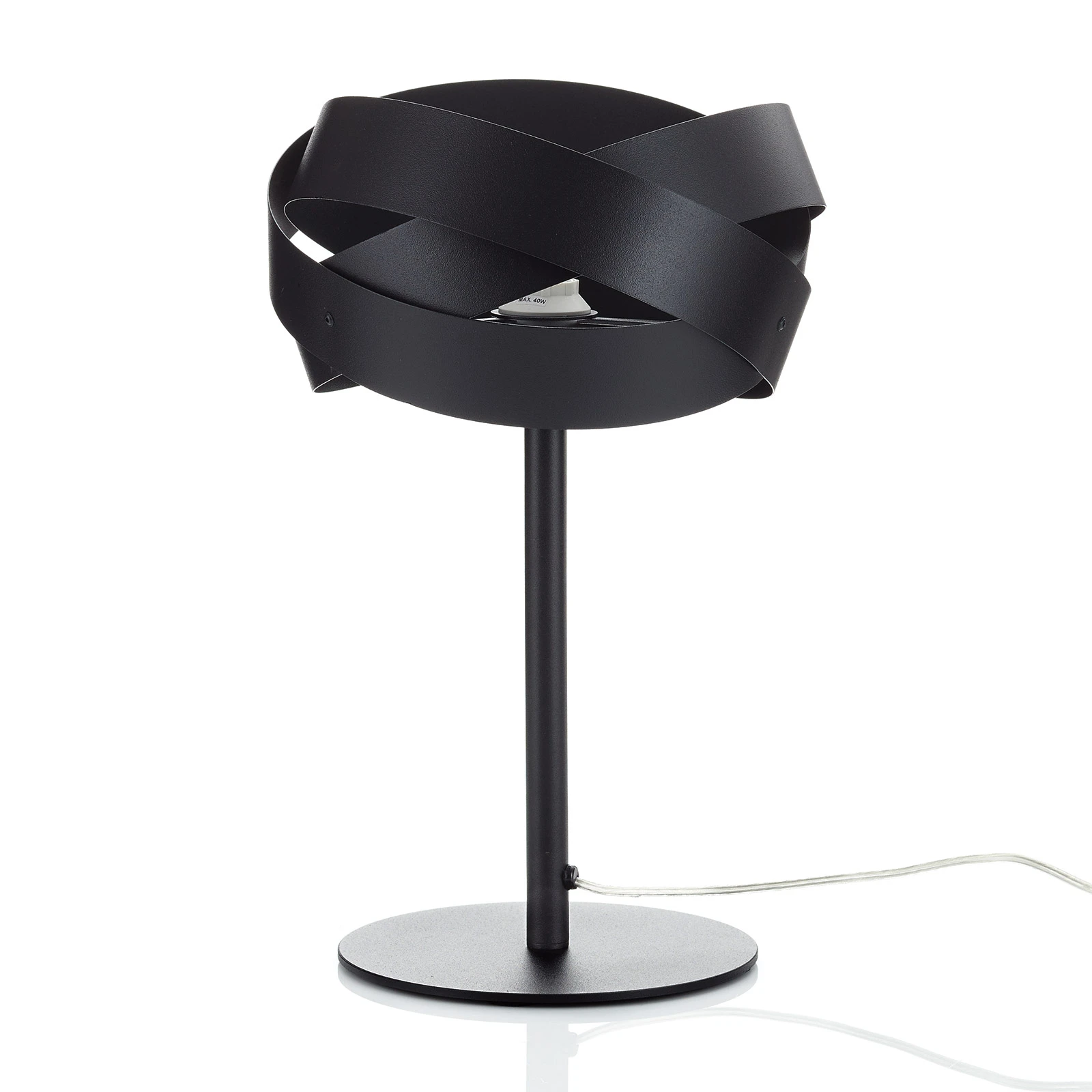 Tornado stolna lampa crna