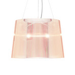 Kartell Luminária suspensa LED Gé, cor-de-rosa