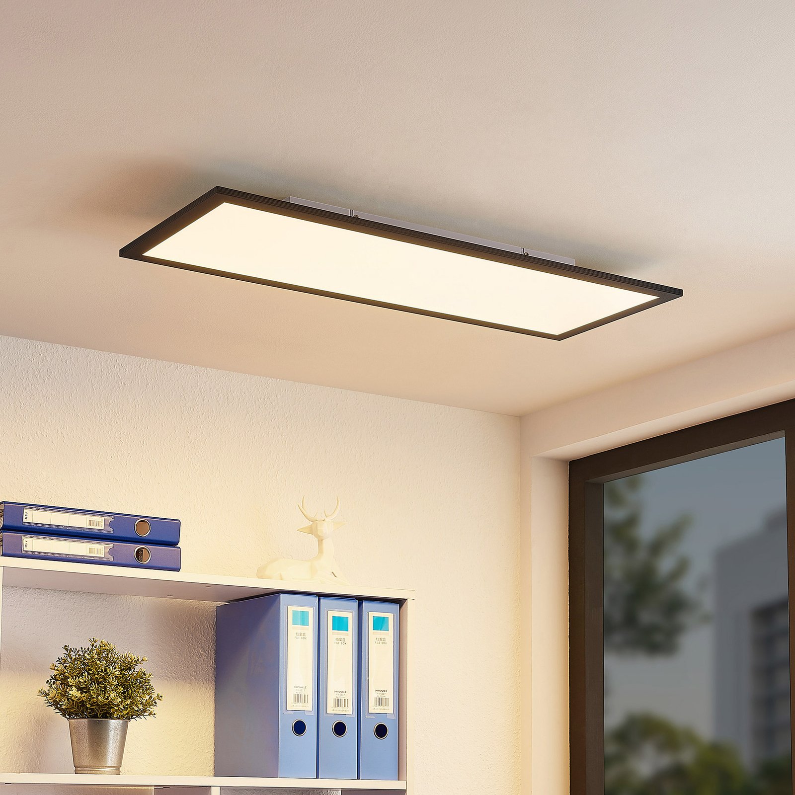 Nelios Kattovalaisin LED 4000K 80x30 Black - Lindby