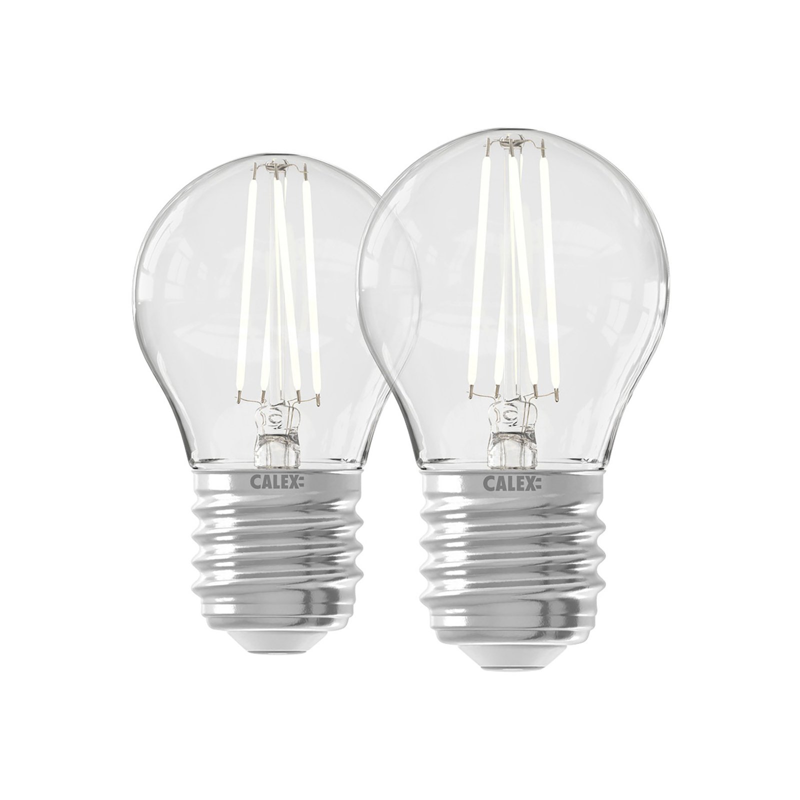 Calex Smart LED E27 P45 4,5 W filament CCT x2
