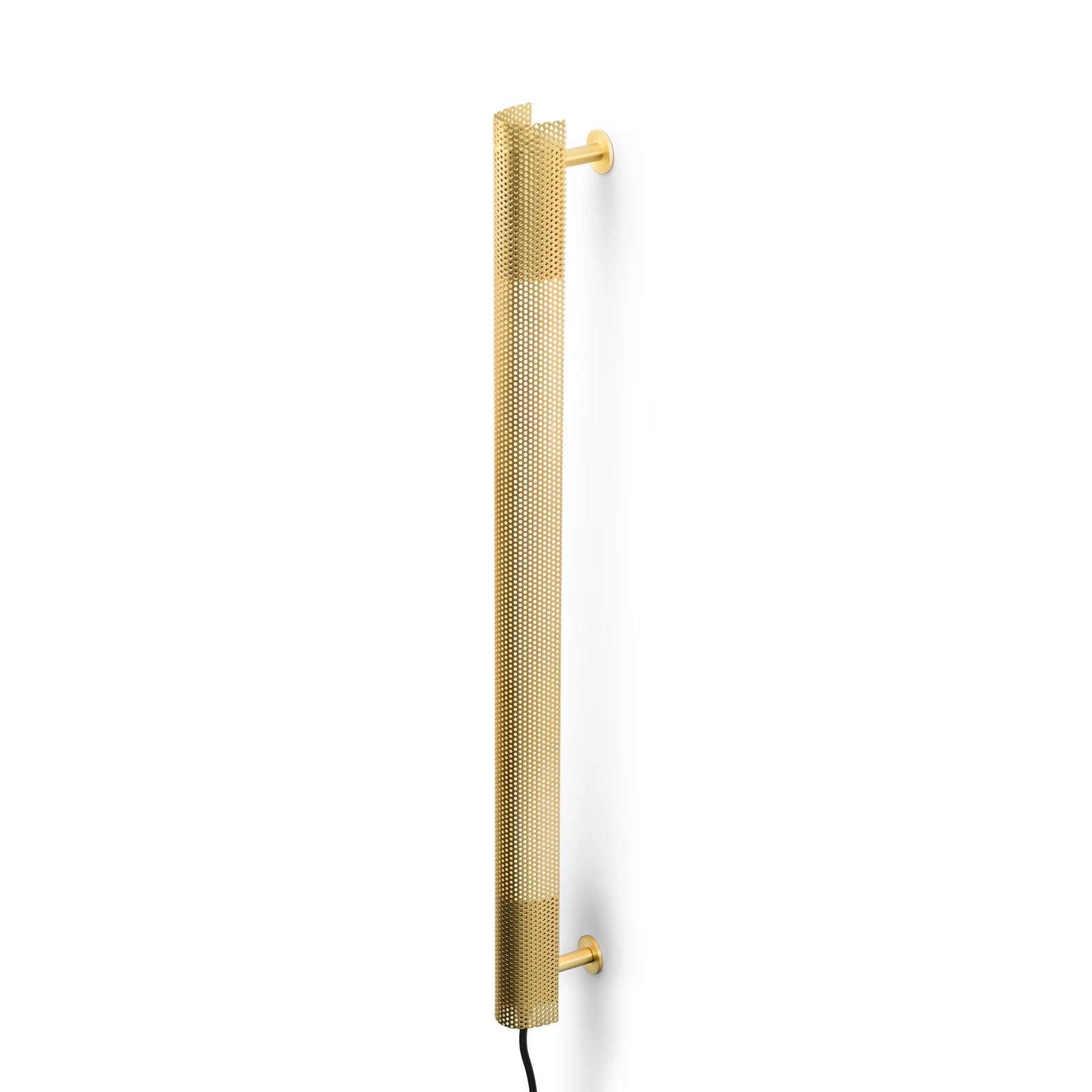 GEJST aplique de pared Radent enchufe, latón, altura 70 cm, G13 LED