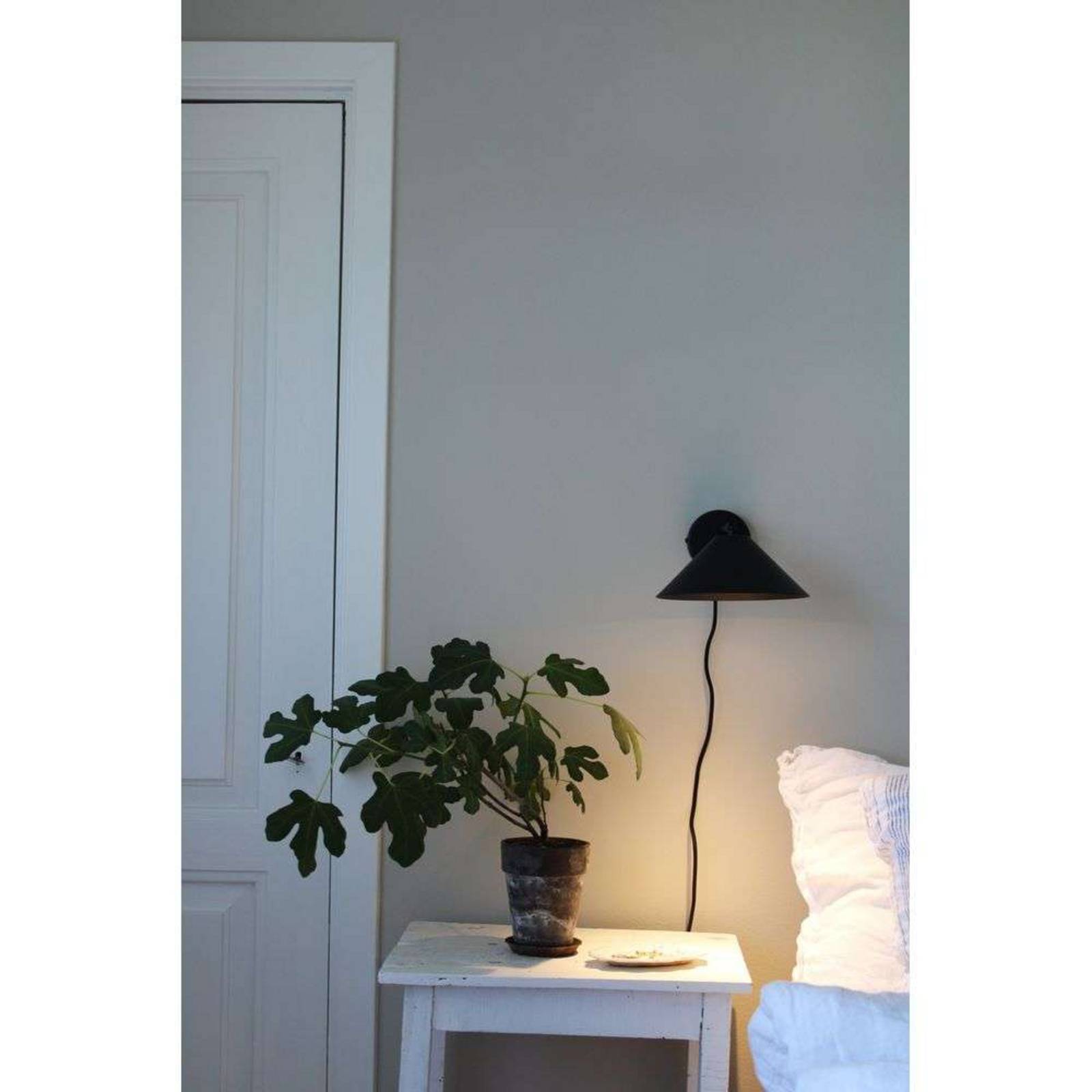 Globen Lighting Wandleuchte Cannes, schwarz, Ø 20 cm günstig online kaufen