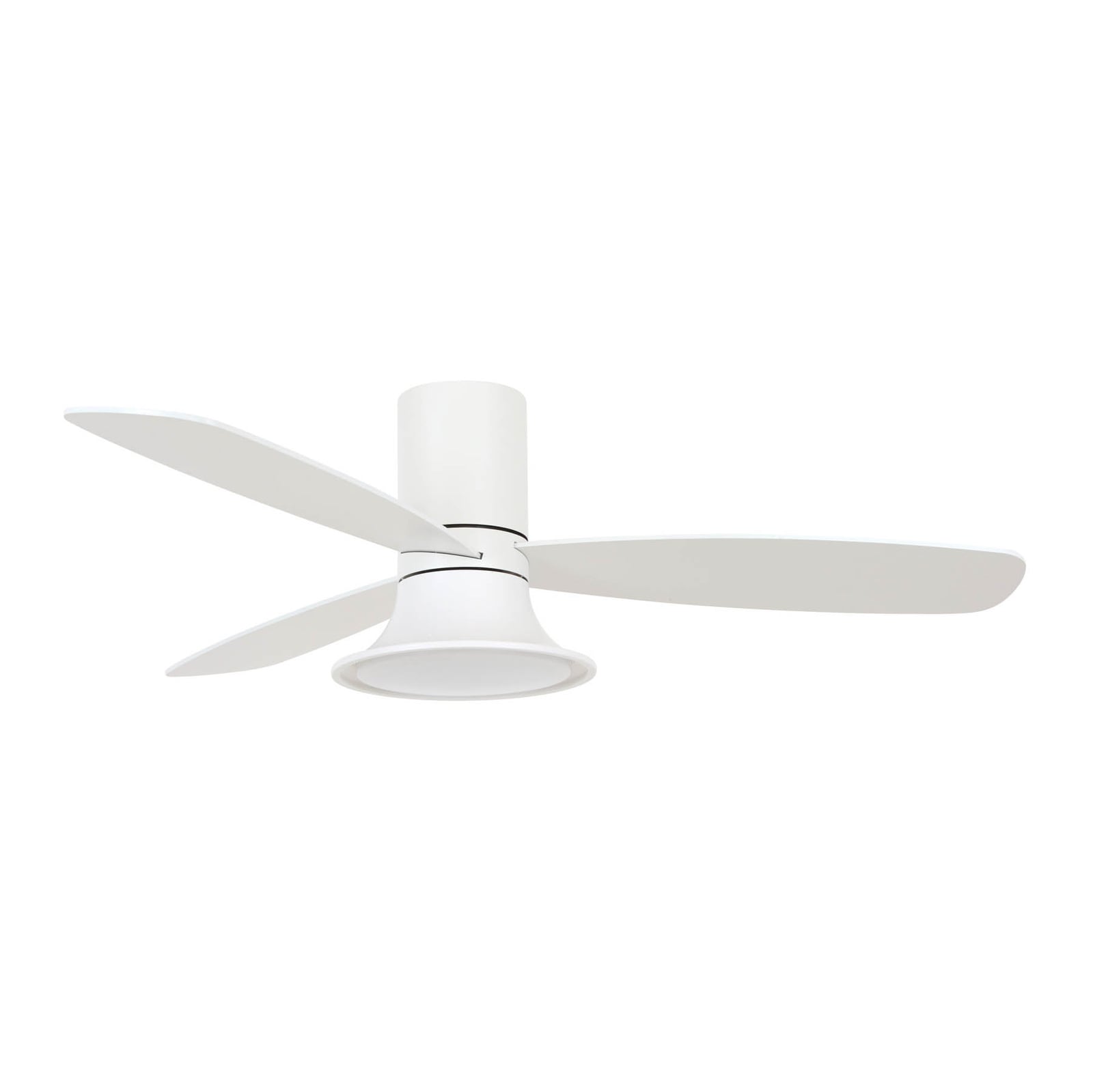 Flusso Deckenventilator mit Licht weiß Ø132cm leise - Beacon Flusso Deckenventilator mit Licht weiß Ø132cm leise - Beacon