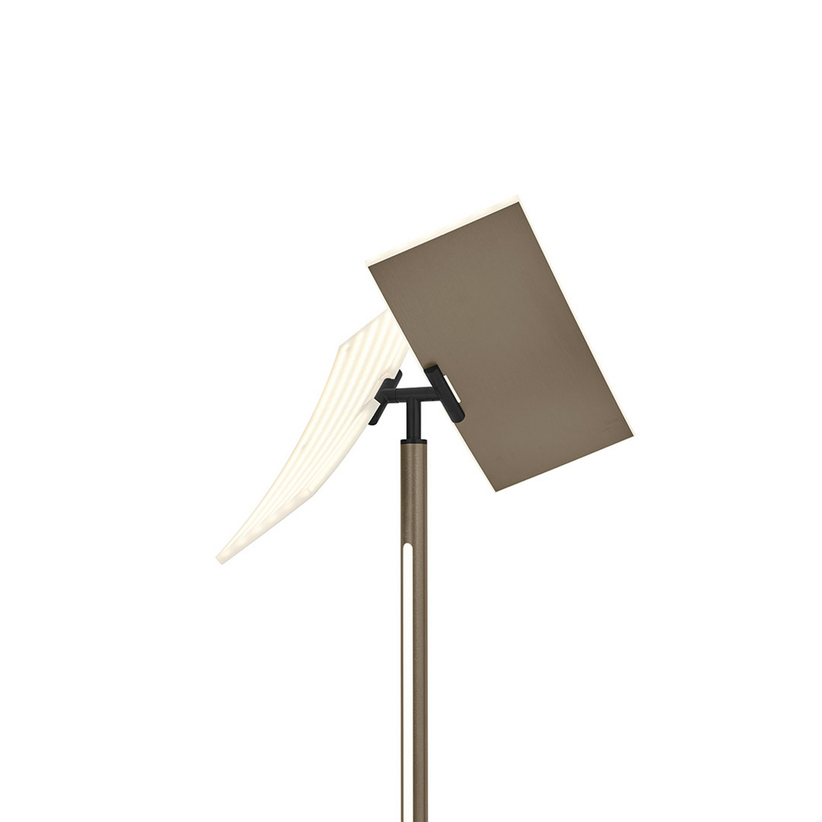 LED-Stehlampe Twice, bronze eloxiert, Höhe 185 cm Metall CCT LED-Stehlampe Twice, bronze eloxiert, Höhe 185 cm Metall CCT