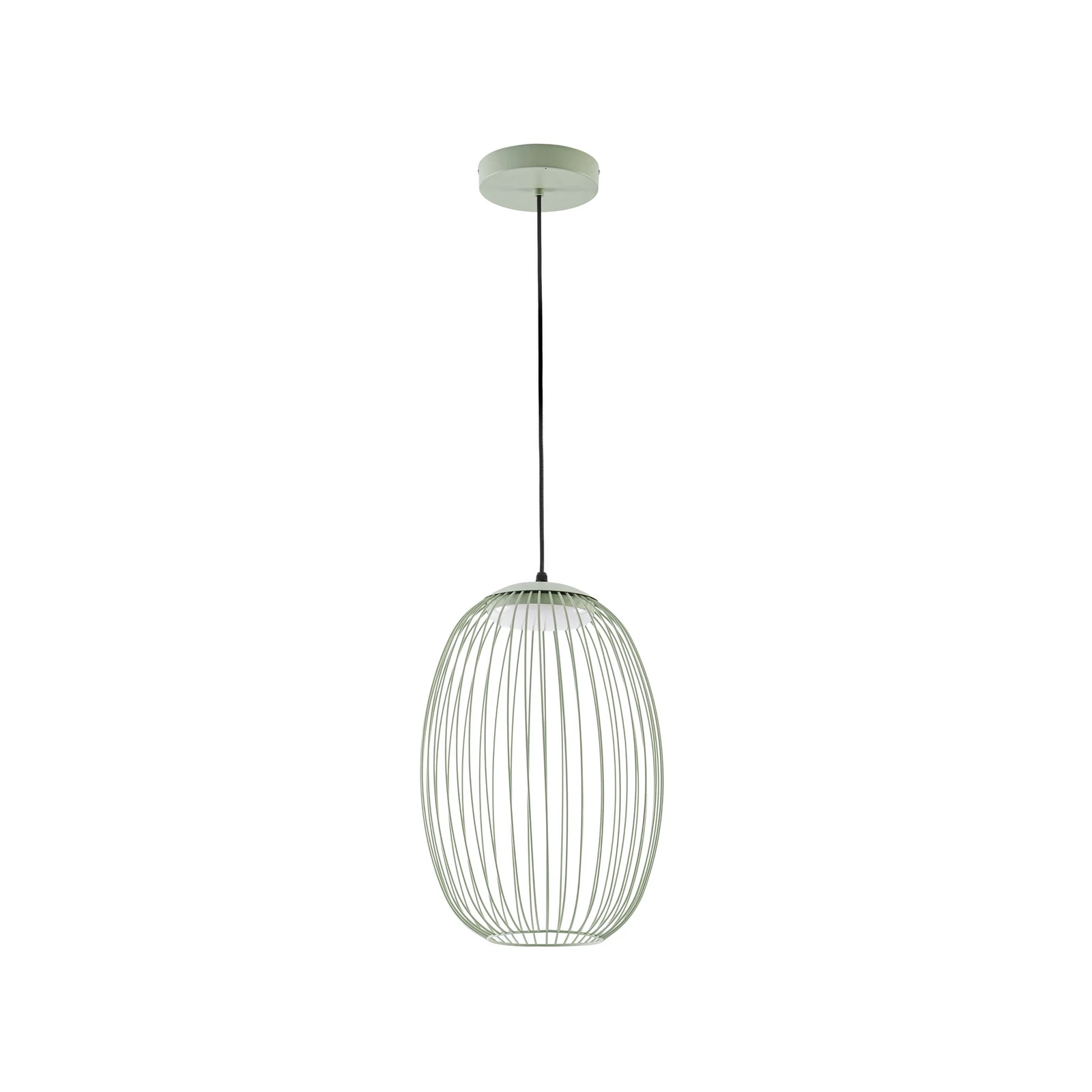 Lucande Φωτιστικό LED εξωτερικού χώρου Richi, πράσινο, Ø 35 cm, με δυνατότητα