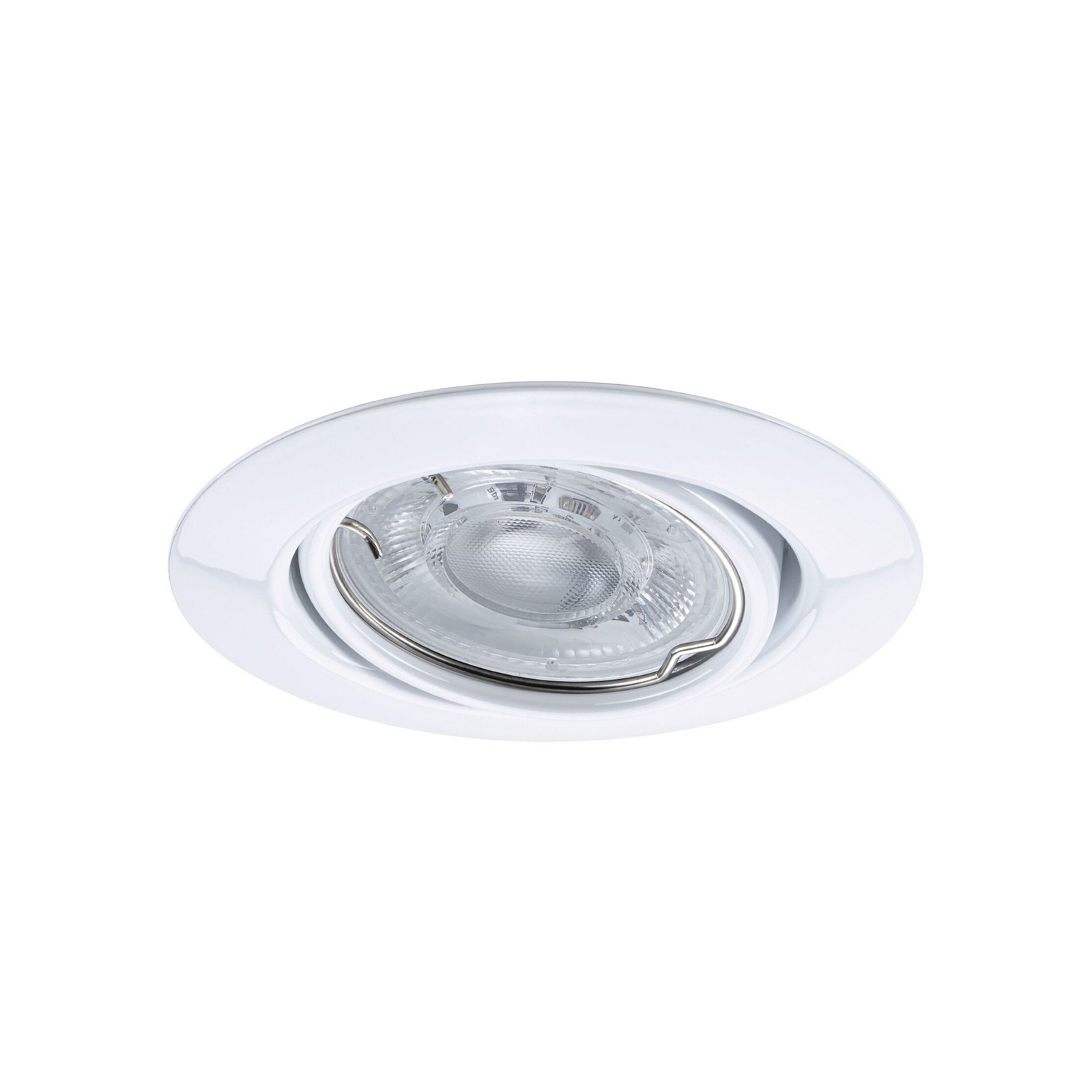 Paulmann – spot wpuszczany BASE, biały, 9 cm, 4,9 W, 827, z regulacją kąta Paulmann – spot wpuszczany BASE, biały, 9 cm, 4,9 W, 827, z regulacją kąta