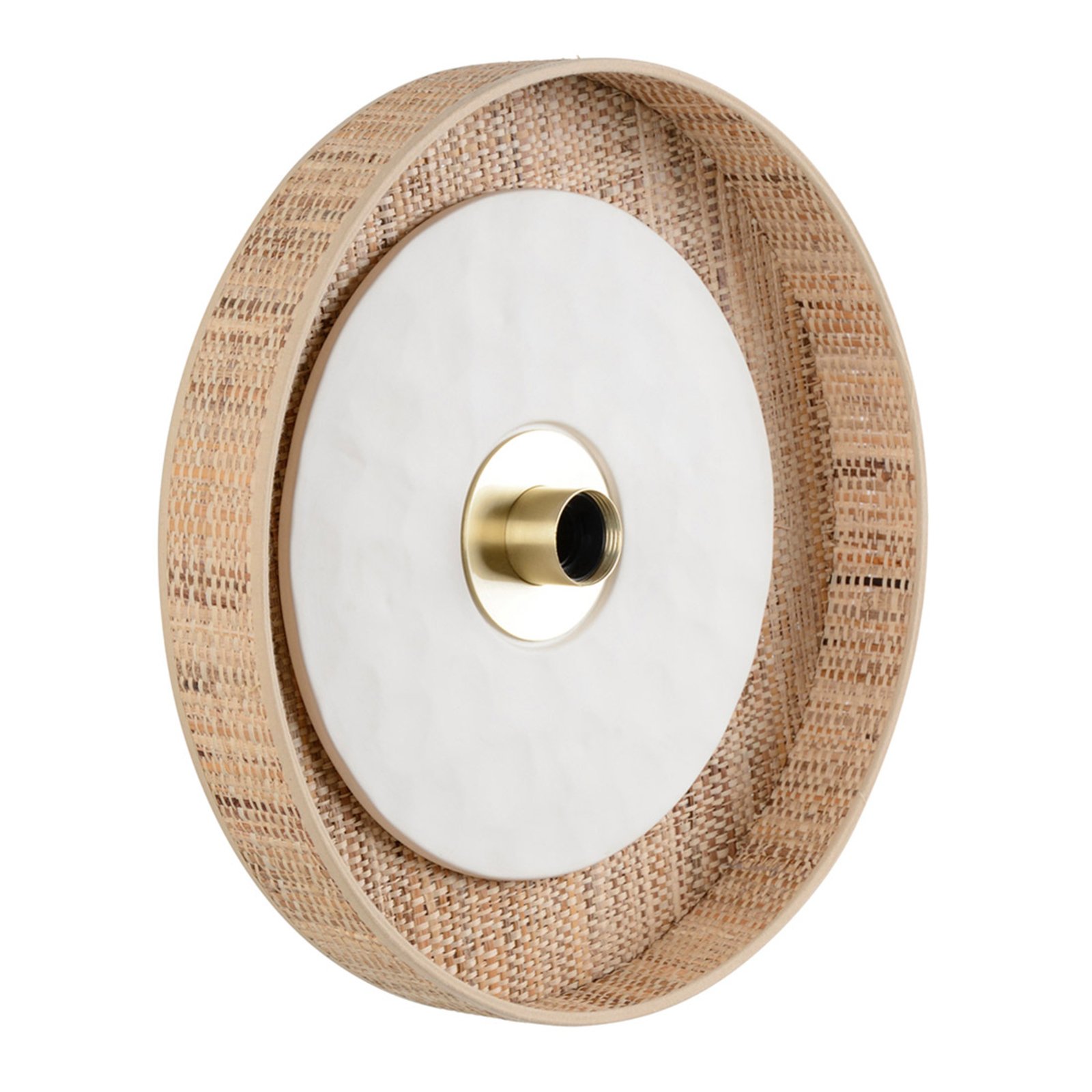 Portinatx Wandleuchte weiß, Ø40cm - MARKET SET Portinatx Wandleuchte weiß, Ø40cm - MARKET SET