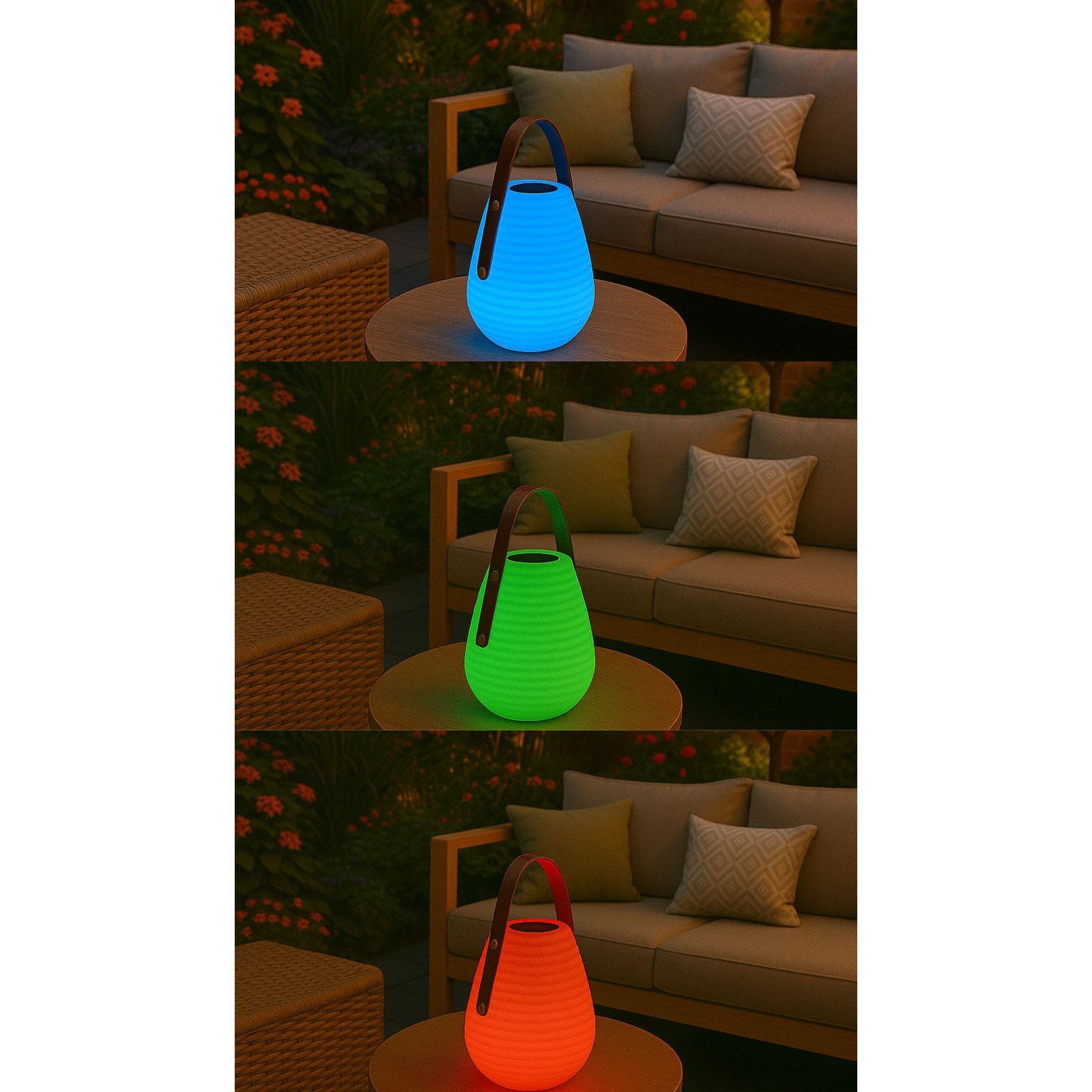 Schöner Wohnen Bell lampa stołowa LED wysokość 46 cm