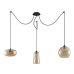 Zyli 3 Suspension Amber - Lucande