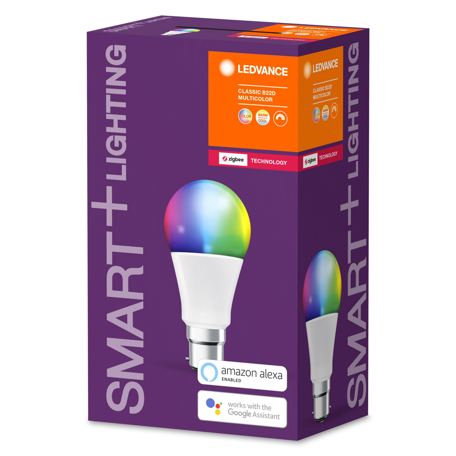 LEDVANCE SMART+ ZigBee B22d 10W RGB 2.000-6.500K
