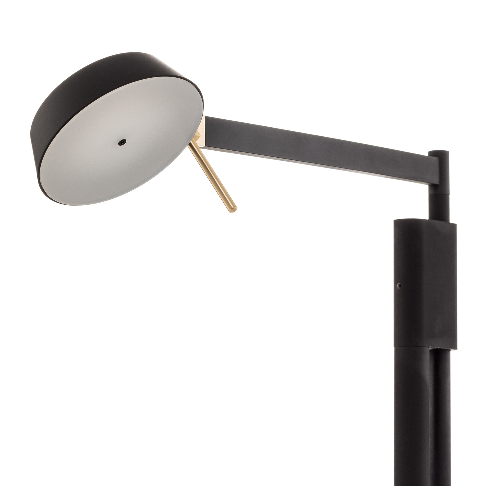 Stojací lampa Rothfels Ulrik LED, černá, mosazná