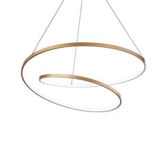 Ideal Lux Oz Lampada a sospensione LED Ø 80 cm, ottone
