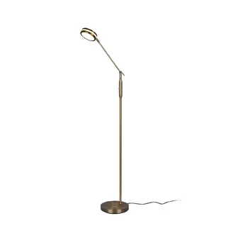 Stehlampe Khan im Vintagestil mit Holzelementen | Standleuchten