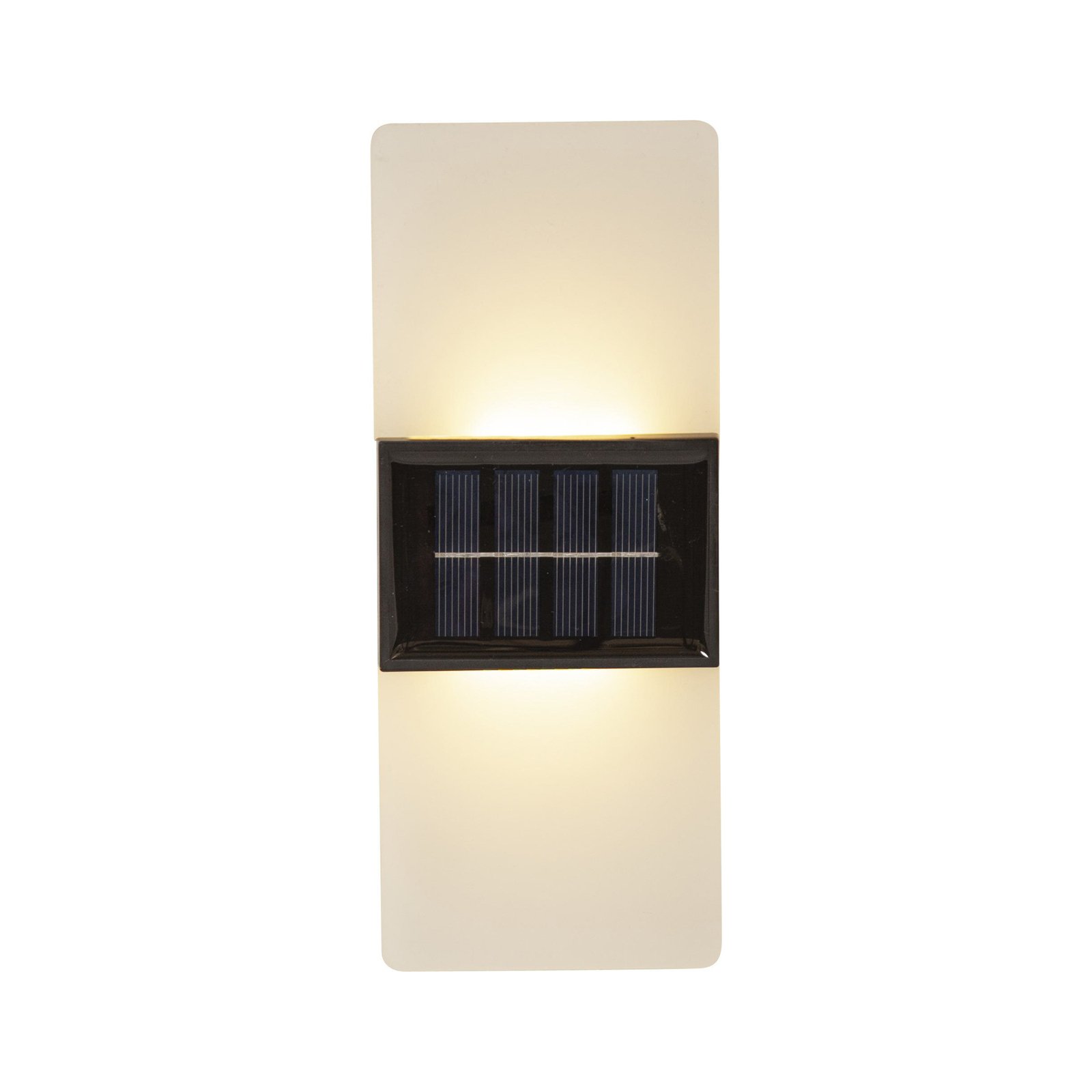 LED outdoor wall light Wally, 20x8 cm white frosted CCT