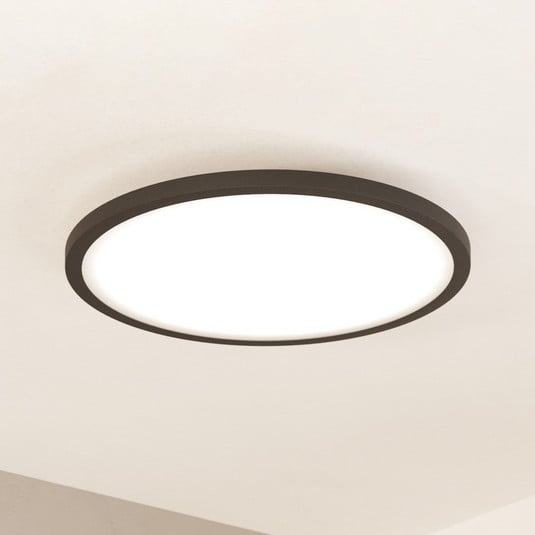 EGLO connect Sarsina-Z Deckenlampe schwarz Ø45cm