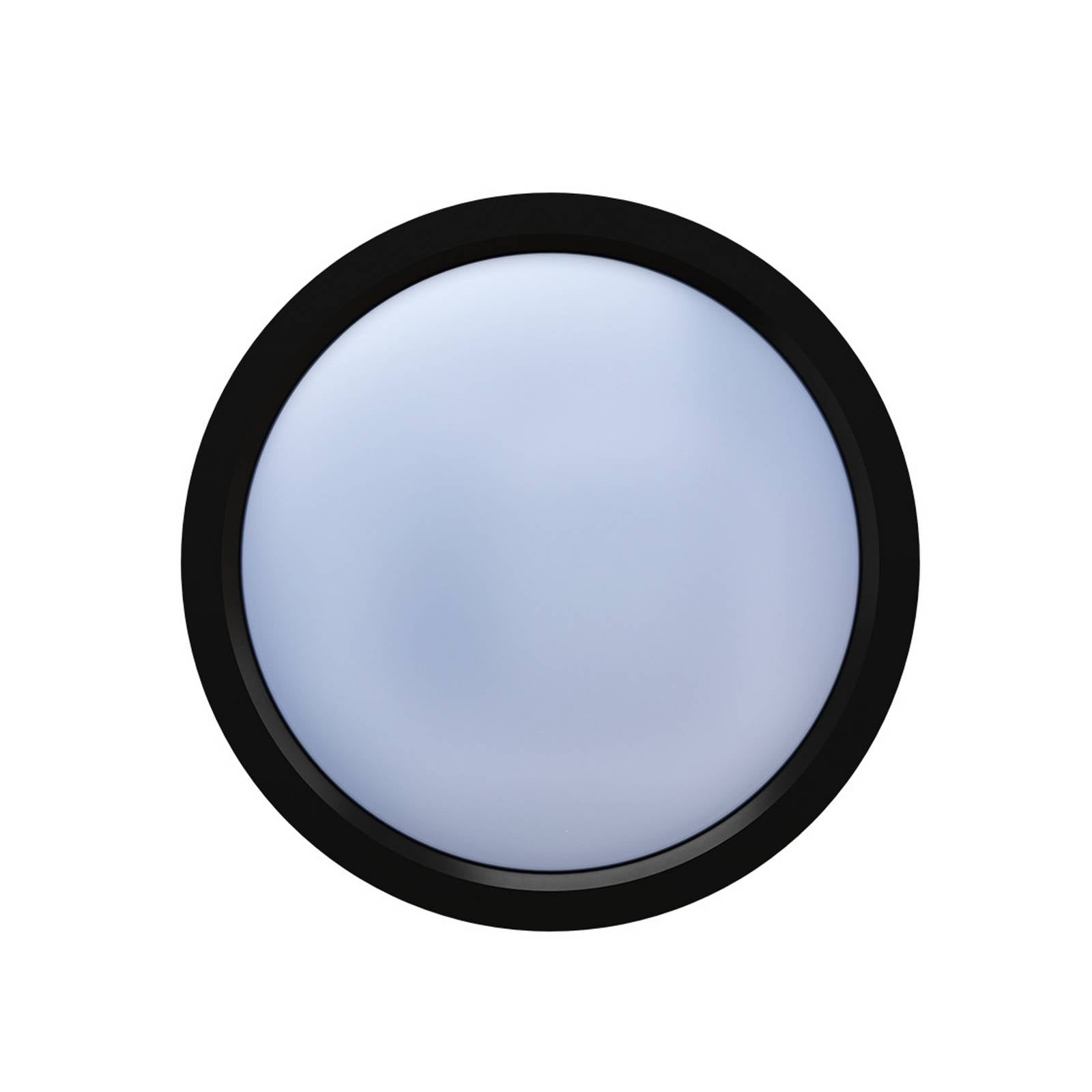 Philips LED-Deckenlampe Aio RD schwarz 2er-Pack 30 cm Remote