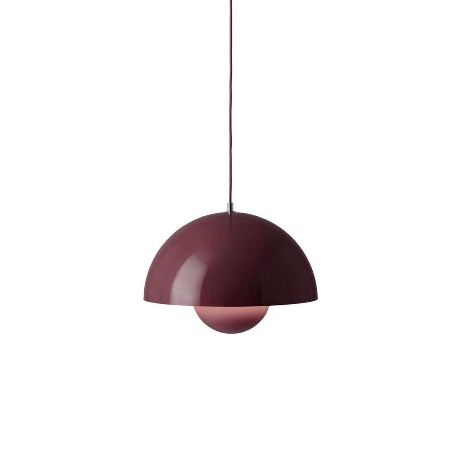 Flowerpot VP7 Taklampa Dark Plum - &Tradition