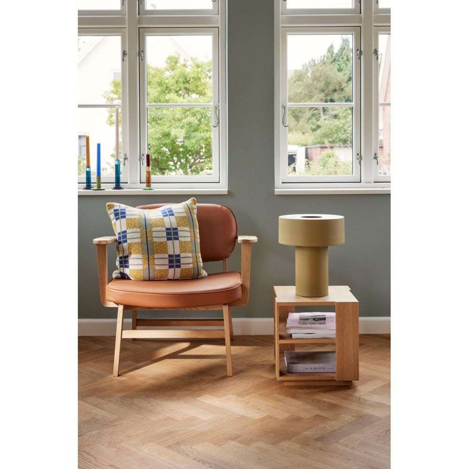 Merge Side Table Natural - Hübsch