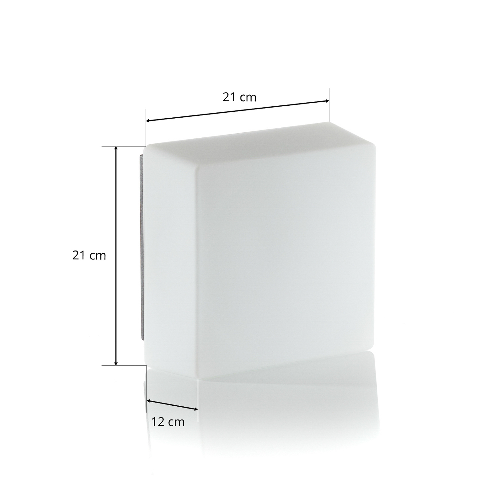 BEGA bloque de luz 38300 aplique LED 21x21cm